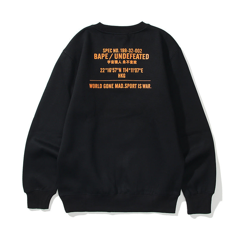European And American Fashion Brand Head High Street Plush Sweater