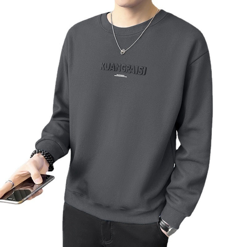 Suéter grueso de cuello redondo para hombre, nuevo, para primavera y otoño.