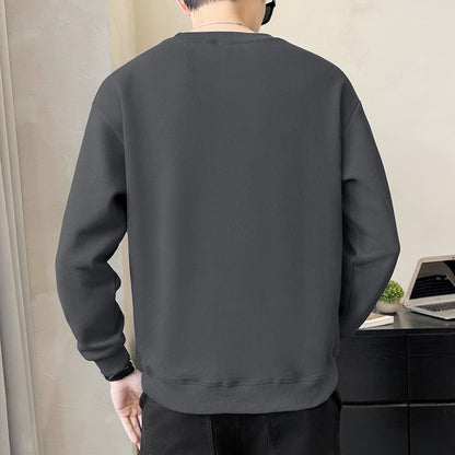 Suéter grueso de cuello redondo para hombre, nuevo, para primavera y otoño.