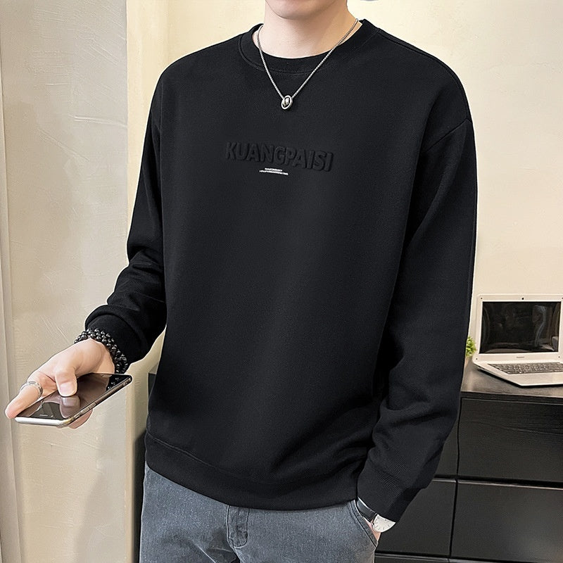 Suéter grueso de cuello redondo para hombre, nuevo, para primavera y otoño.