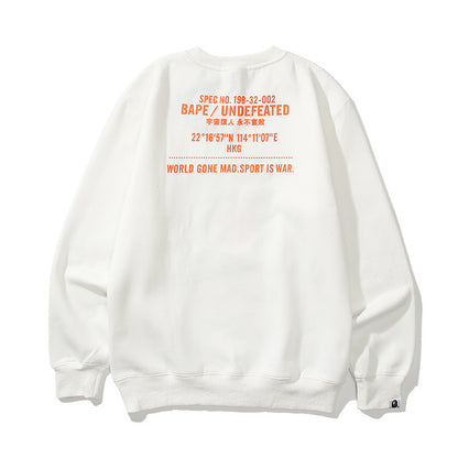European And American Fashion Brand Head High Street Plush Sweater