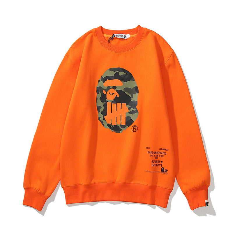 European And American Fashion Brand Head High Street Plush Sweater