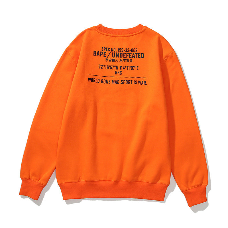 European And American Fashion Brand Head High Street Plush Sweater